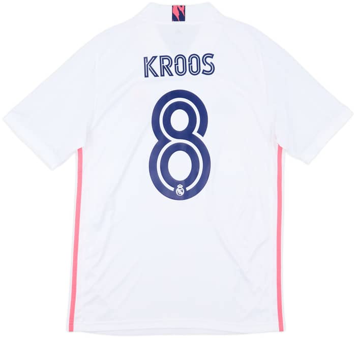 2020-21 Real Madrid Home Shirt Kroos #8 - 9/10 - (M)