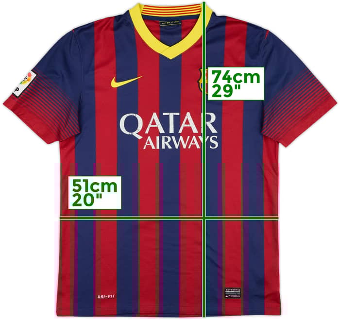 2013-14 Barcelona Home Shirt - 5/10 - (M)