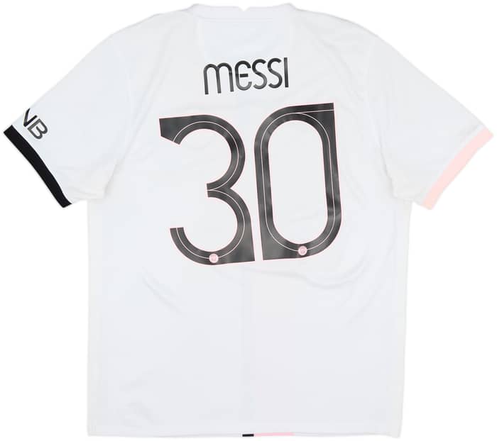 2021-22 Paris Saint-Germain Away Shirt Messi #30 - 5/10 - (L)