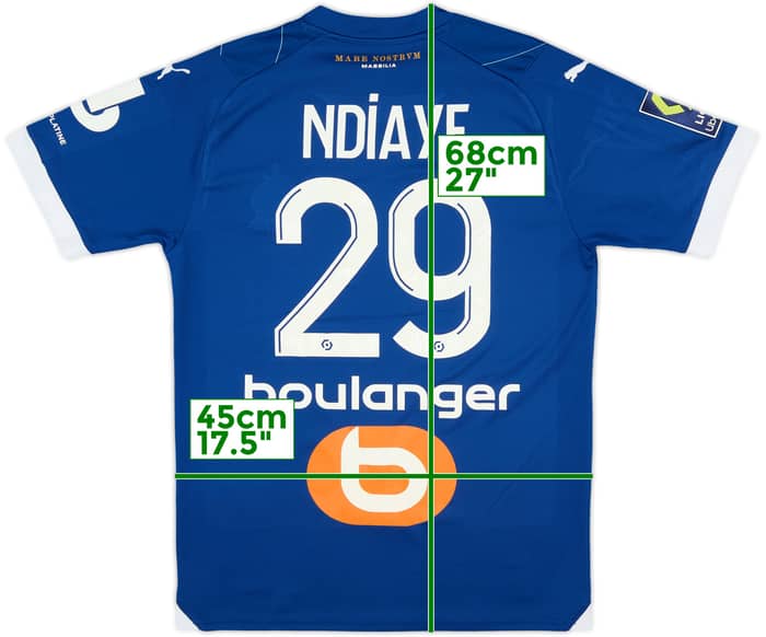 2023-24 Olympique Marseille Away Shirt Ndiaye #29 - 9/10 - (S)
