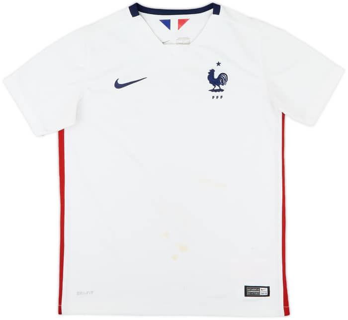 2015-16 France Away Shirt - 5/10 - (L.Boys)