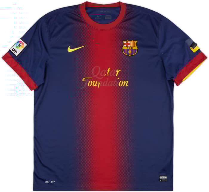 2012-13 Barcelona Home Shirt - 4/10 - (XL)