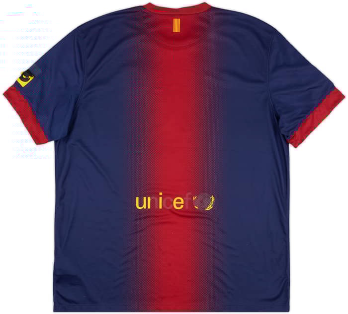 2012-13 Barcelona Home Shirt - 4/10 - (XL)