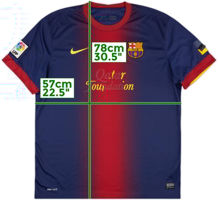 2012-13 Barcelona Home Shirt - 4/10 - (XL)