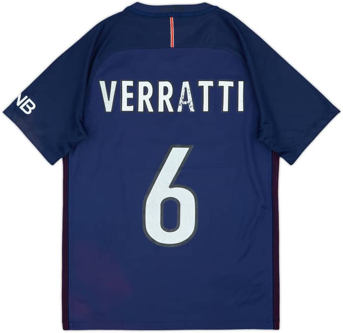 2016-17 Paris Saint-Germain Home Shirt Verratti #6 - 5/10 - (S)