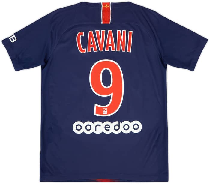 2018-19 Paris Saint-Germain Home Shirt Cavani #9 - 8/10 - (XL.Boys)
