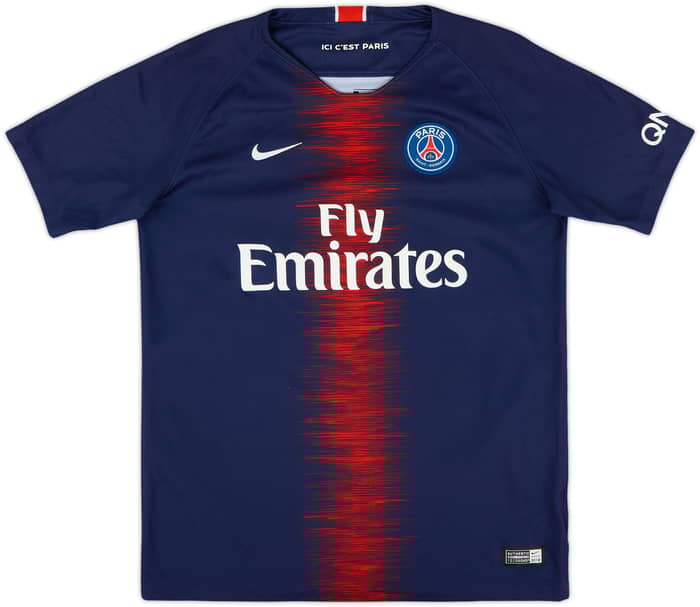 2018-19 Paris Saint-Germain Home Shirt Cavani #9 - 8/10 - (XL.Boys)