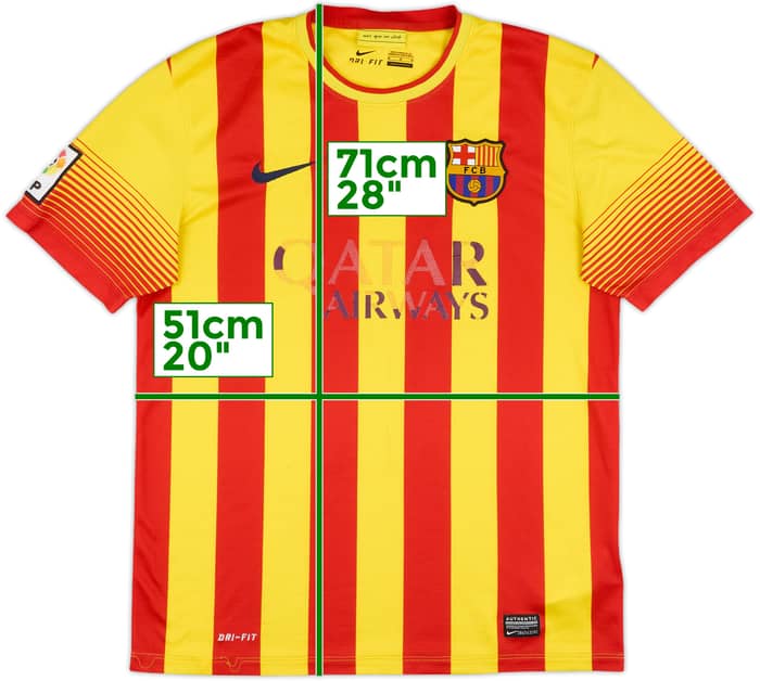 2013-15 Barcelona Away Shirt - 4/10 - (M)