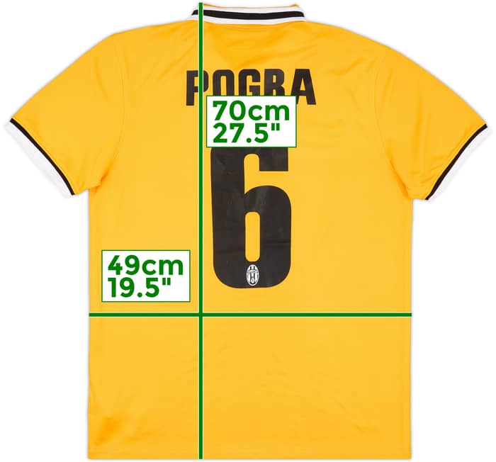 2013-14 Juventus Away Shirt Pogba #6 - 6/10 - (S)