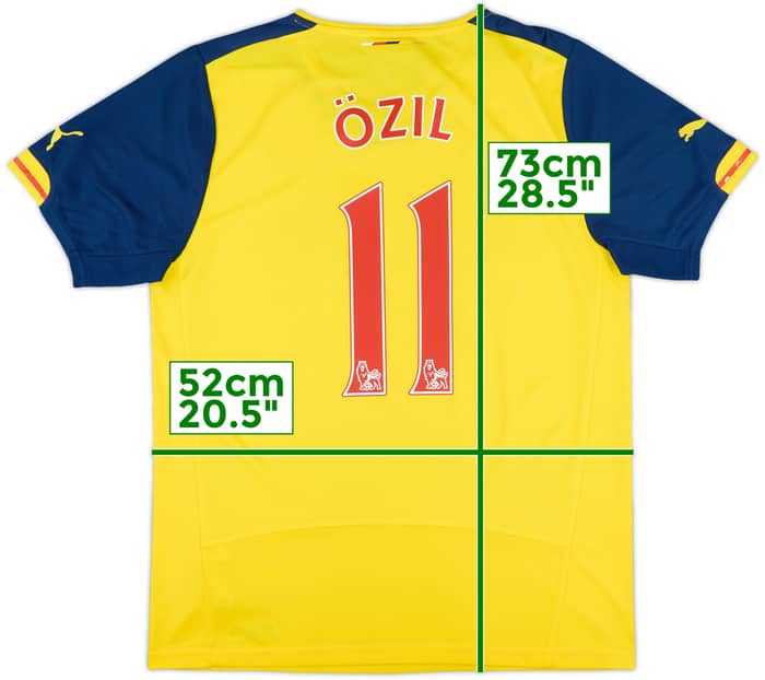 2014-15 Arsenal Away Shirt Ozil #11 - 6/10 - (M)