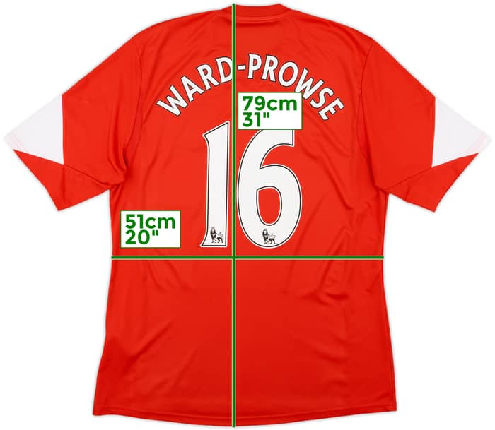 2013-14 Southampton Home Shirt Ward-Prowse #16 - 10/10 - (L)
