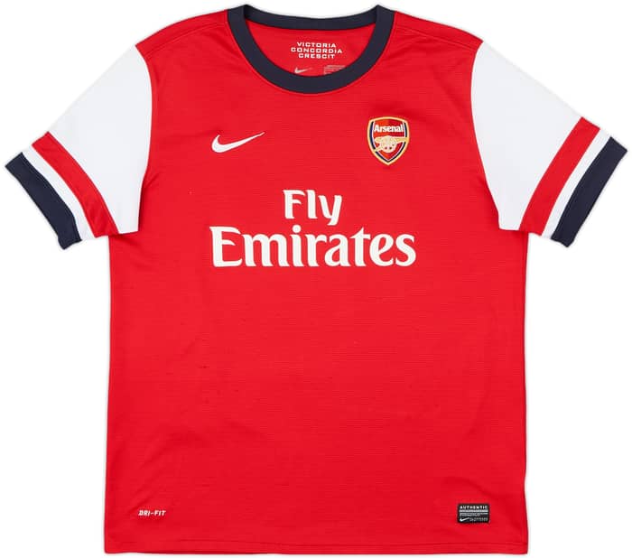 2012-14 Arsenal Home Shirt Ramsey #16 - 8/10 - (XL.Boys)
