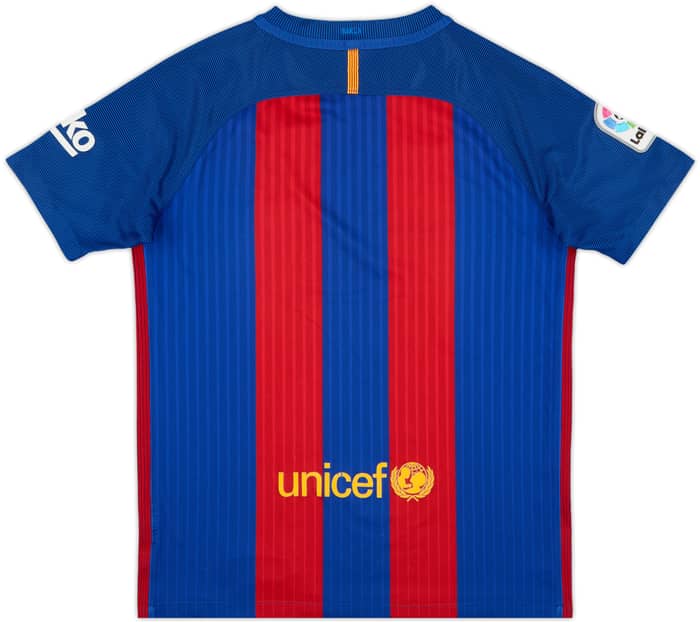 2016-17 Barcelona Home Shirt - 6/10 - (M.Boys)
