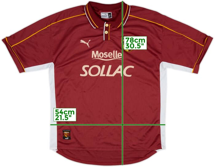 1999-00 Metz Home Shirt - 5/10 - (XL)