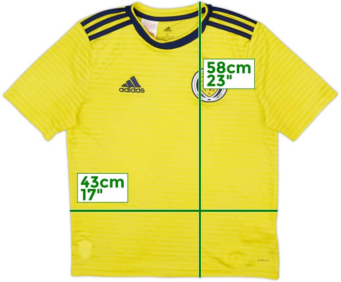 2017-18 Scotland Away Shirt - 8/10 - (L.Boys)