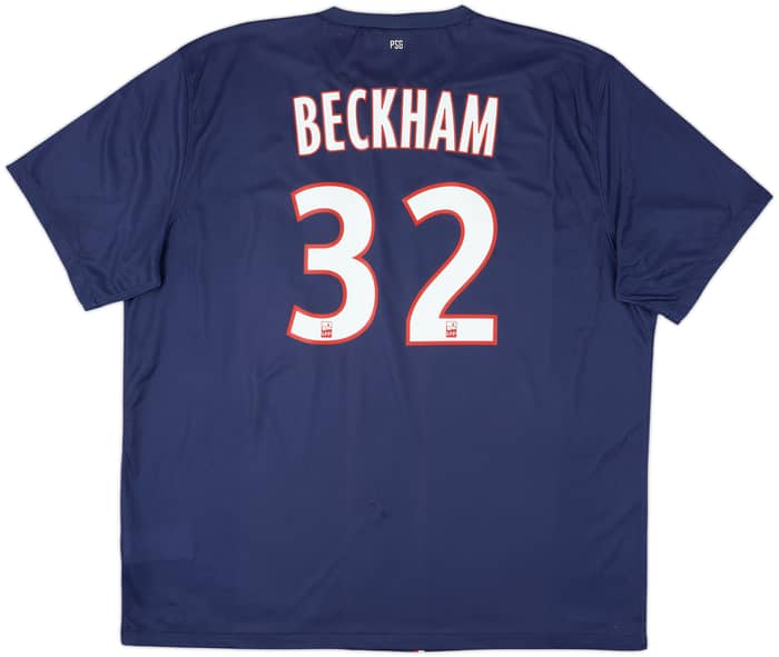 2012-13 Paris Saint-Germain Home Shirt Beckham #32 - 8/10 - (XXL)