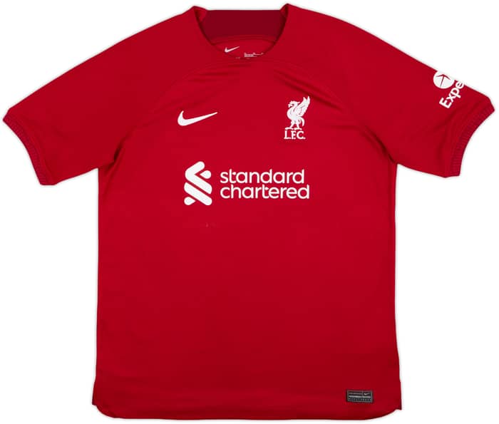 2022-23 Liverpool Home Shirt Firmino #9 - 9/10 - (XL.Boys)