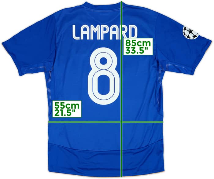2005-06 Chelsea Centenary Home Shirt Lampard #8 - 9/10 - (L)