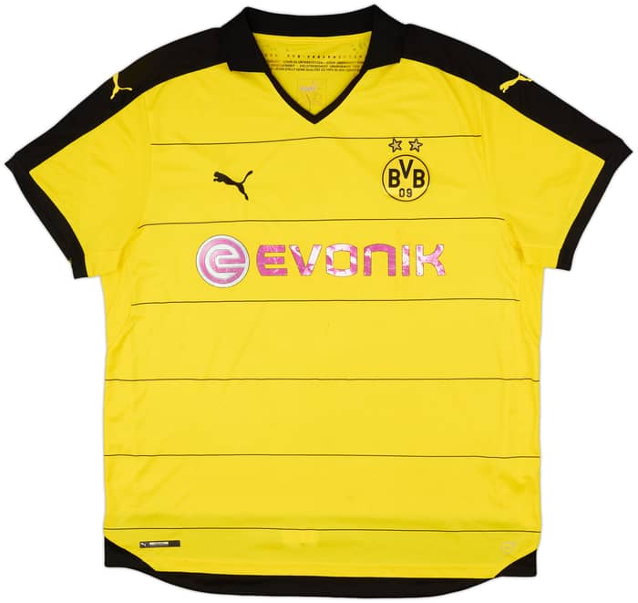2015-16 Borussia Dortmund Home Shirt - 4/10 - (XXL)