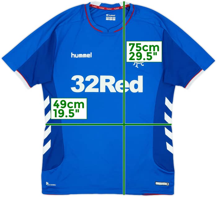 2018-19 Rangers Home Shirt - 7/10 - (L)