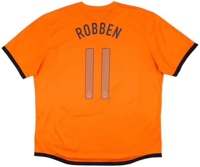 2012-13 Netherlands Home Shirt Robben #11 - 6/10 - (3XL)