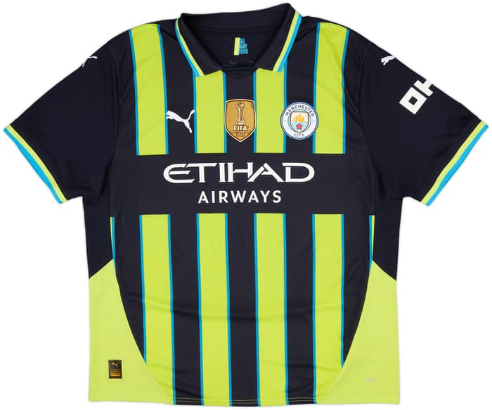 2024-25 Manchester City Away Shirt Haaland #9 - 8/10 - (XL)