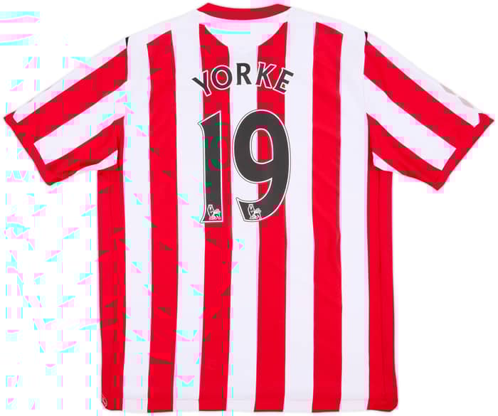 2007-08 Sunderland Home Shirt Yorke #19 - 8/10 - (XXL)