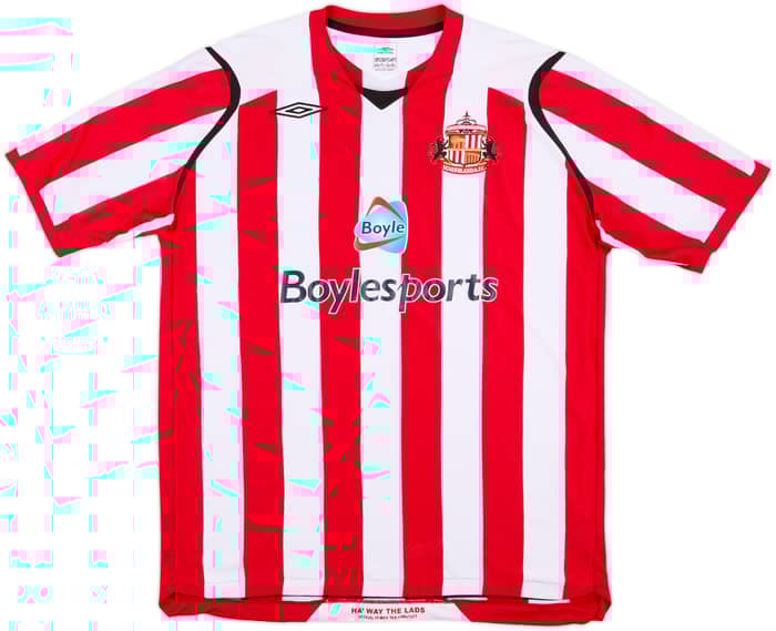 2007-08 Sunderland Home Shirt Yorke #19 - 8/10 - (XXL)