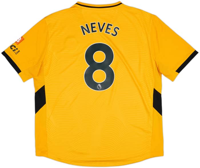 2021-22 Wolves Home Shirt Neves #8 - 9/10 - (XXL)