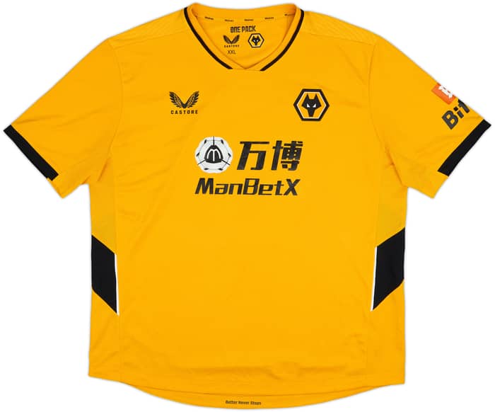 2021-22 Wolves Home Shirt Neves #8 - 9/10 - (XXL)