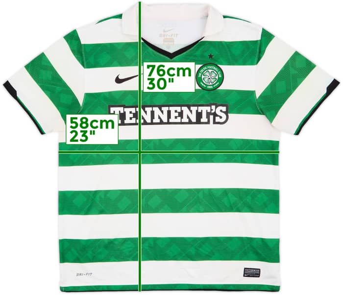 2010-12 Celtic Home Shirt - 7/10 - (L)