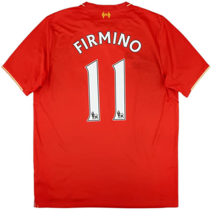 2015-16 Liverpool Home Shirt Firmino #11 - 7/10 - (L)