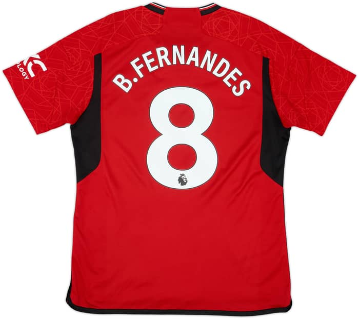 2023-24 Manchester United Home Shirt B.Fernandes #8 - 10/10 - (L)