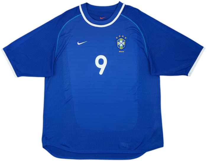 2000-02 Brazil Away Shirt Ronaldo #9 - 5/10 - (XL)
