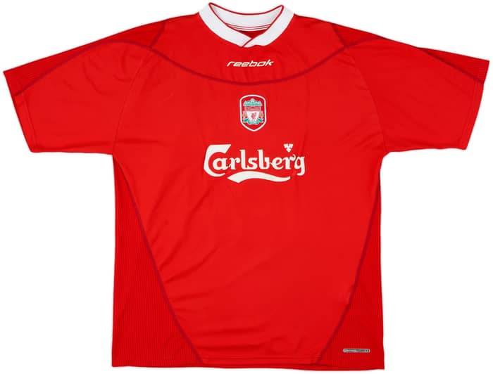 2002-04 Liverpool Home Shirt Gerrard #17 - 5/10 - (L)
