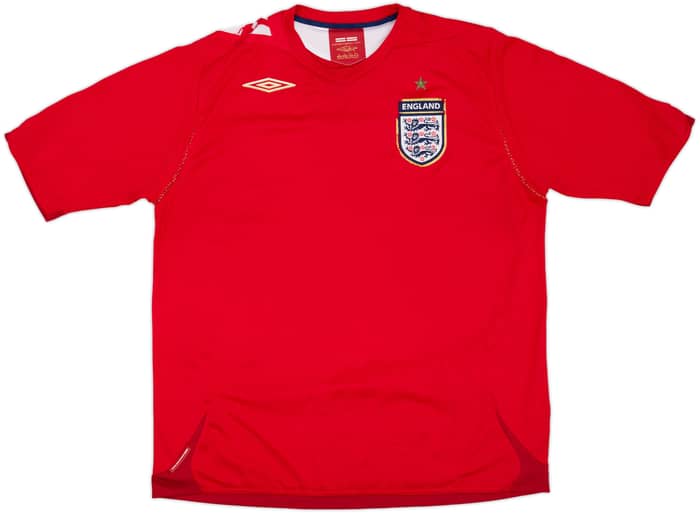2006-08 England Away Shirt - 5/10 - (XL)