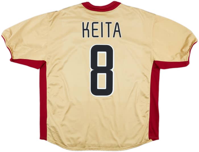 2002-03 Lens Home Shirt Keita #8 - 9/10 - (XL)