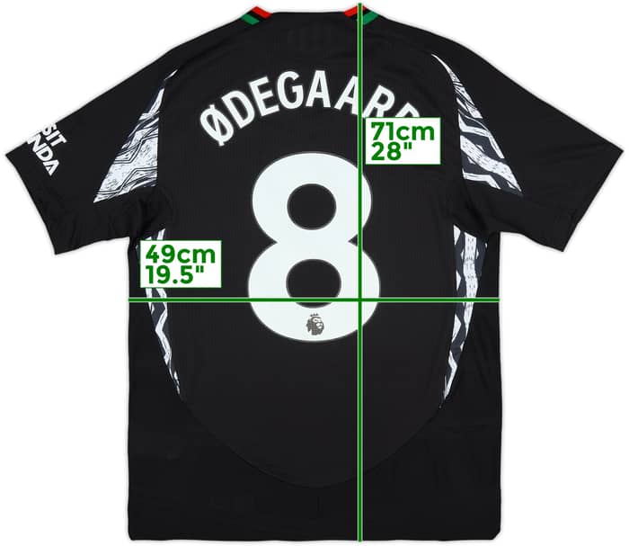 2024-25 Arsenal Authentic Away Shirt Odegaard #8 (M)
