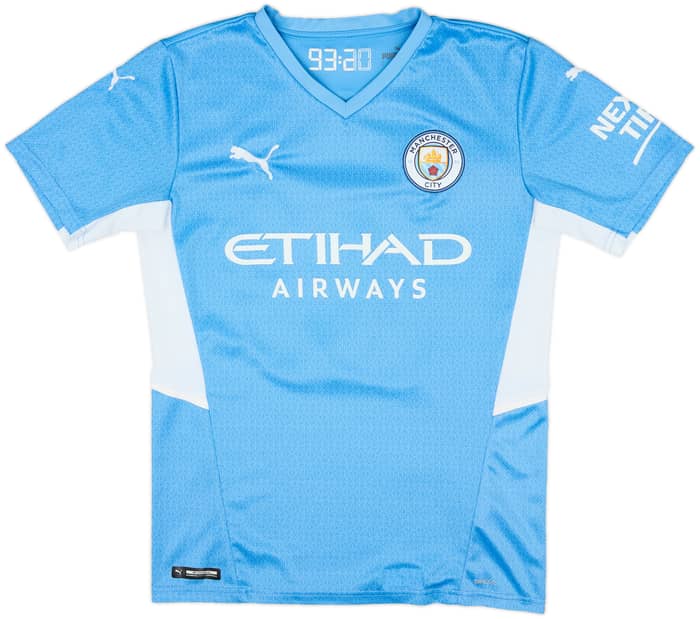 2021-22 Manchester City Home Shirt Grealish #10 - 6/10 - (S)