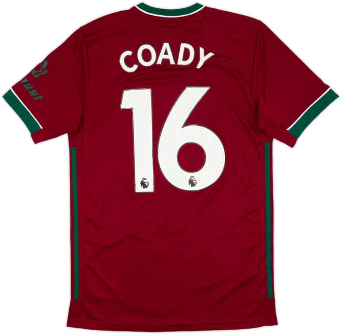 2020-21 Wolves Third Shirt Coady #16 - 5/10 - (S)