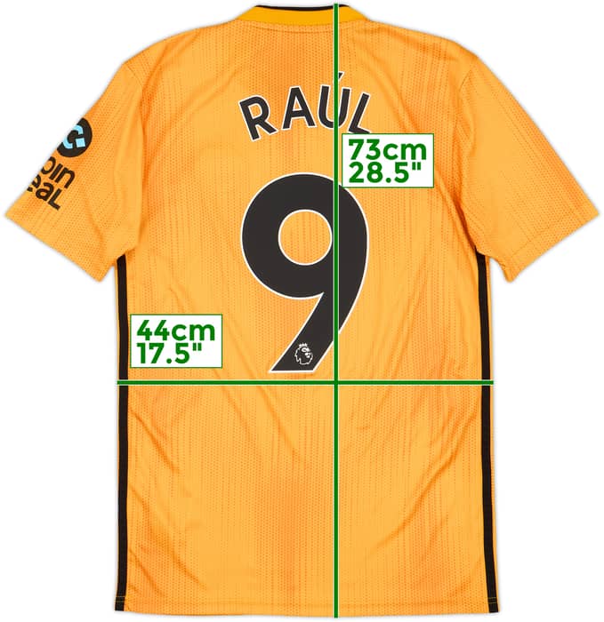 2018-19 Wolves Home Shirt Raul #9 - 10/10 - (XS)