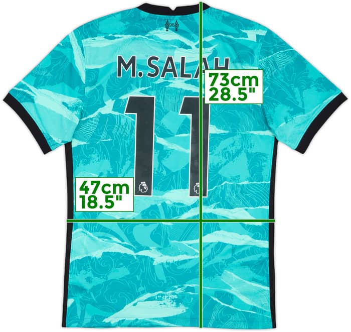 2020-21 Liverpool Away Shirt M.Salah #11 - 7/10 - (S)