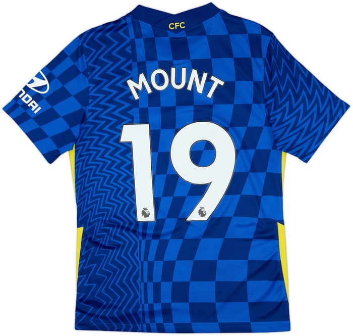 2021-22 Chelsea Home Shirt Mount #19 - 9/10 - (M)