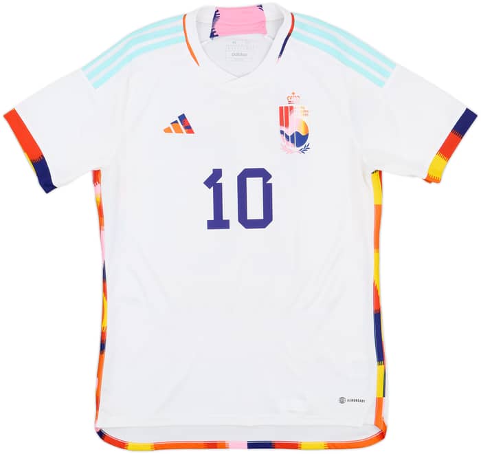 2022-23 Belgium Away Shirt E.Hazard #10 - 8/10 - (M)