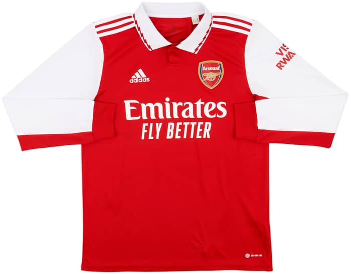 2022-23 Arsenal Home L/S Shirt Saka #7 - 8/10 - (M)