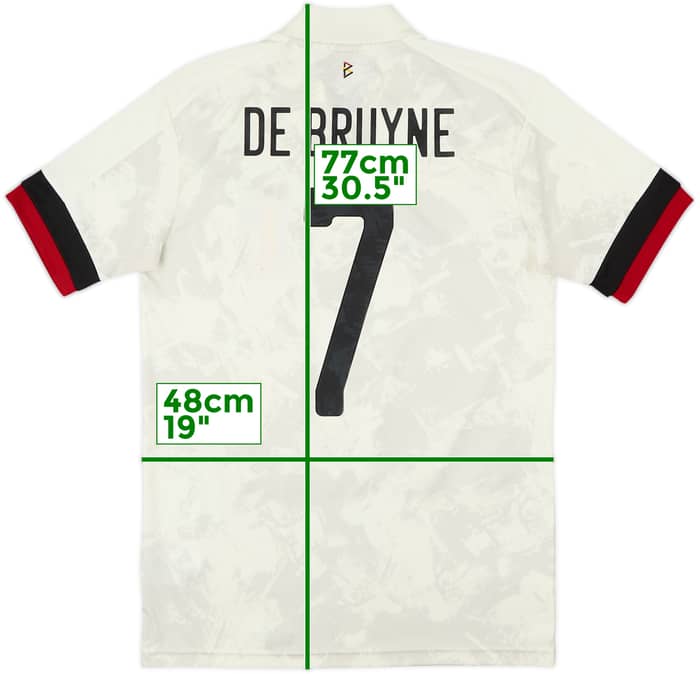 2020-22 Belgium Away Shirt De Bruyne #7 - 7/10 - (S)