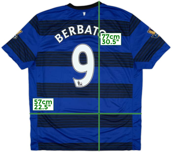 2011-13 Manchester United Away Shirt Berbatov #9 - 5/10 - (XL)