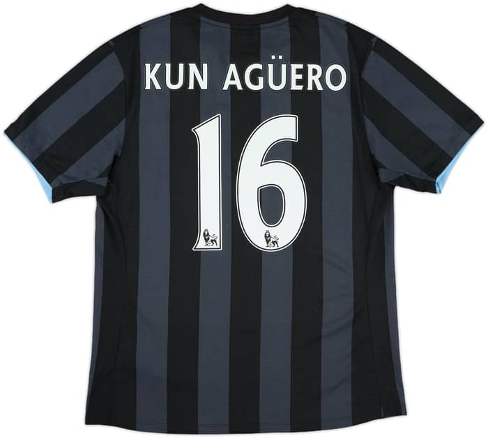 2012-13 Manchester City Third Shirt Kun Aguero #16 - 7/10 - (M)