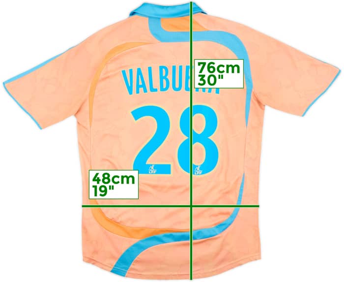 2007-08 Olympique Marseille Third Shirt Valbuena #28 - 5/10 - (S)