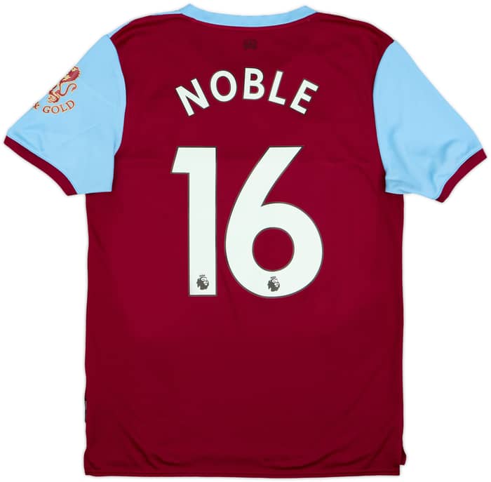2019-20 West Ham Home Shirt Noble #16 - 6/10 - (M)